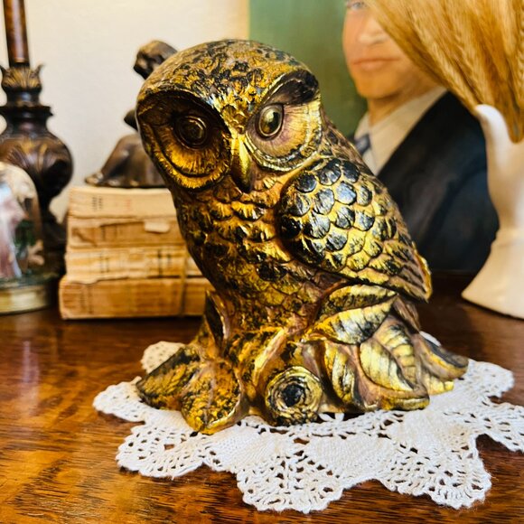 ❌SOLD❌MCM GOLD OWL - Picture 12 of 12